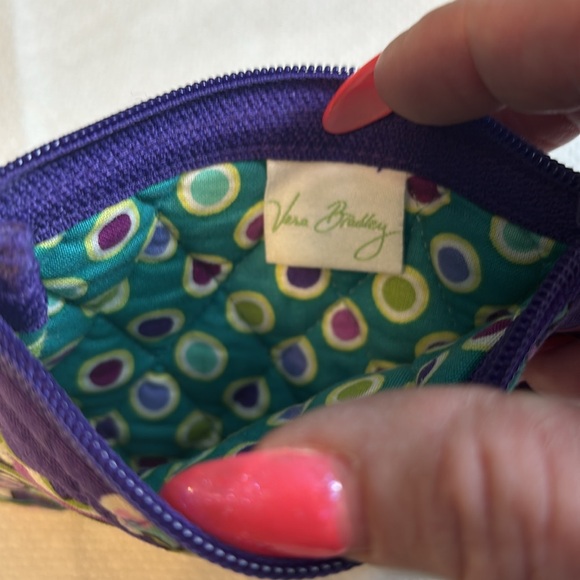 Retired VERA BRADLEY Heather Coin Purse - Picture 4 of 5